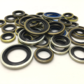 self-centering NBR FKM metal rubber bonded seal composite gasket